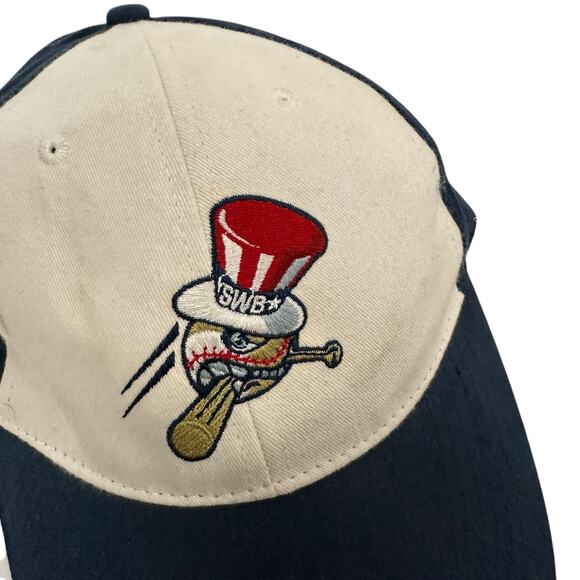 SWB Railriders Yankees Top Hat Adjustable Strap Hat Navy Blue USA Cap - Picture 6 of 6